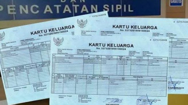 Kartu Keluarga (KK). (Ilustrasi/Ist)